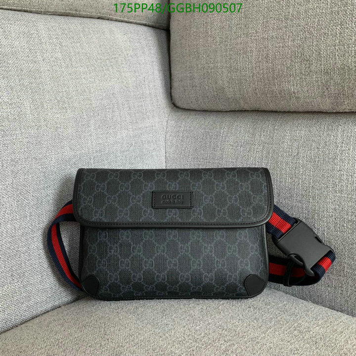 Gucci Bag-(Mirror)-Belt Bag-Chest Bag--,Code: GGBH090507,$:175USD