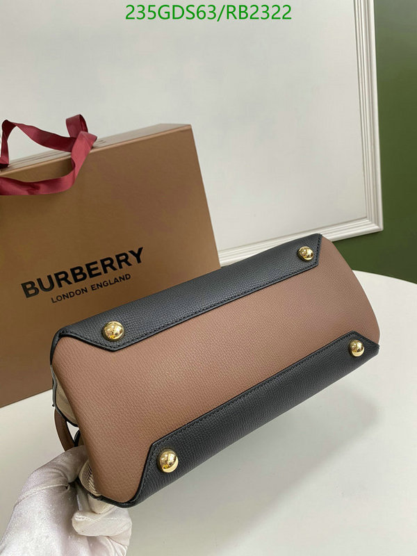 Burberry Bag-(Mirror)-Handbag-,Code: RB2322,$: 235USD