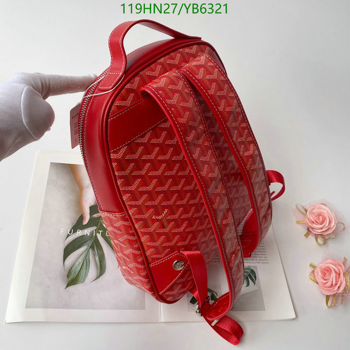 Goyard Bag-(4A)-Backpack-,Code: YB6321,$: 119USD