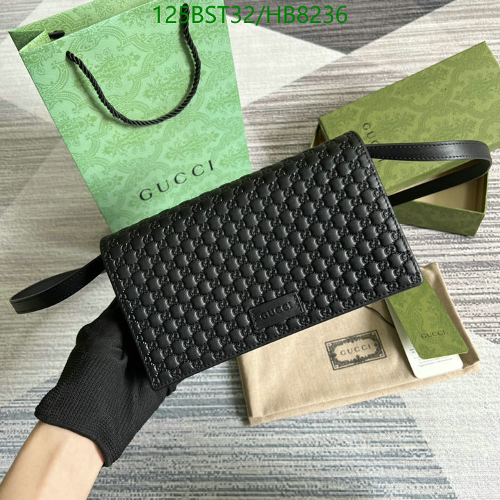 Gucci Bag-(Mirror)-Diagonal-,Code: HB8236,$: 125USD