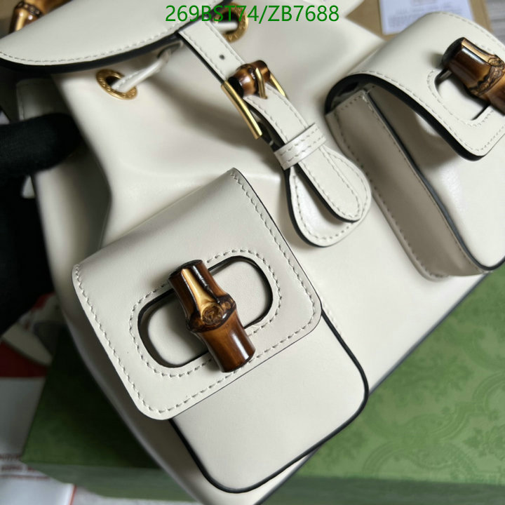 Gucci Bag-(Mirror)-Backpack-,Code: ZB7688,$: 269USD