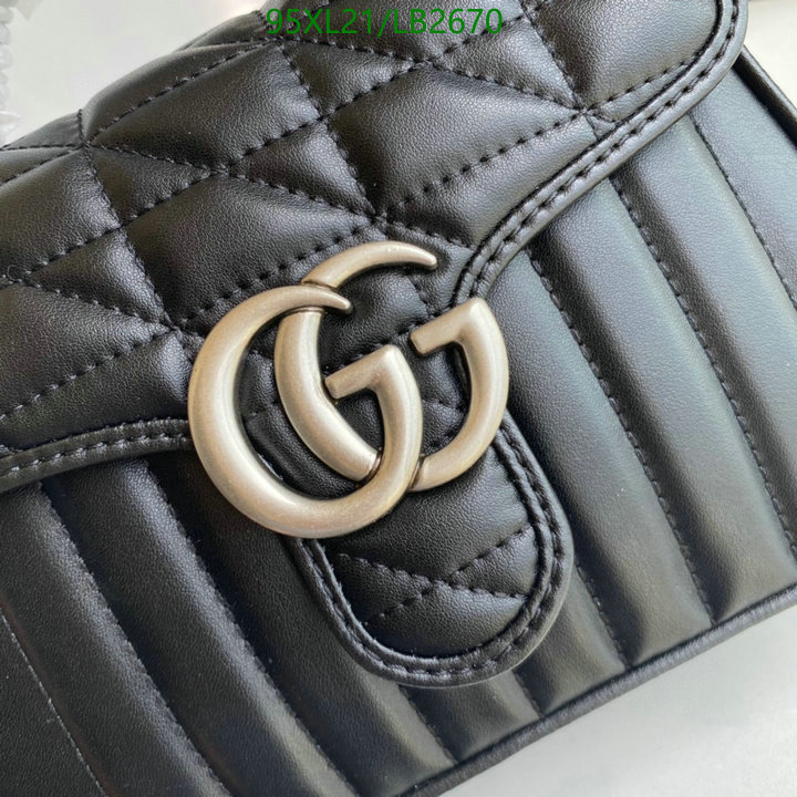 Gucci Bag-(4A)-Marmont,Code: LB2670,$: 95USD