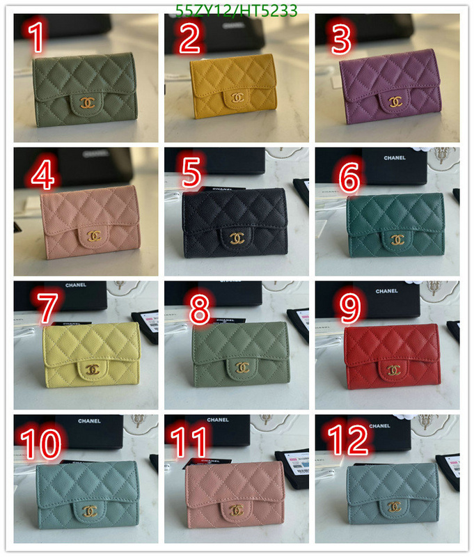 Chanel Bags ( 4A )-Wallet-,Code: HT5233,$: 55USD