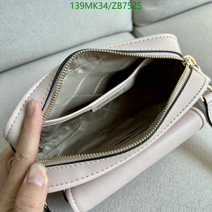 Michael Kors Bag-(Mirror)-Diagonal-,Code: ZB7525,$: 139USD