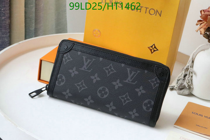 LV Bags-(Mirror)-Wallet-,Code: HT1462,$: 65USD