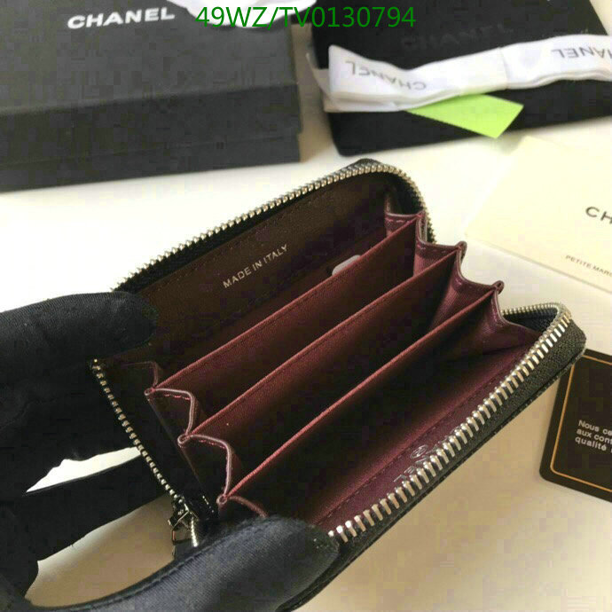 Chanel Bags ( 4A )-Wallet-,Code: TV0130794,$: 49USD