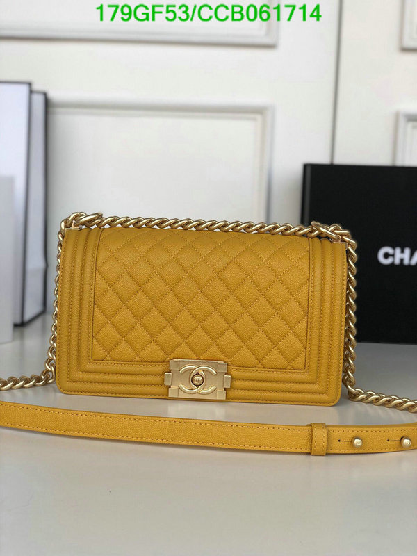 Chanel Bags -(Mirror)-Le Boy,Code: CCB061714,$: 179USD