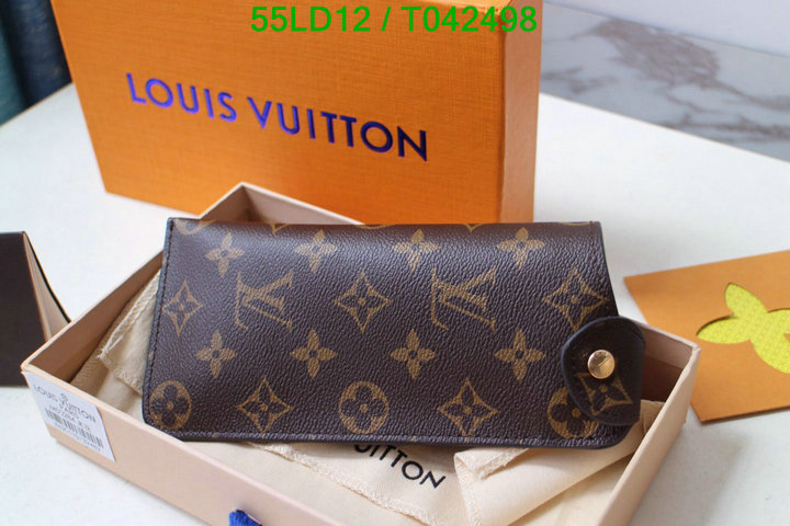 LV Bags-(Mirror)-Wallet-,Code: T042498,$: 55USD