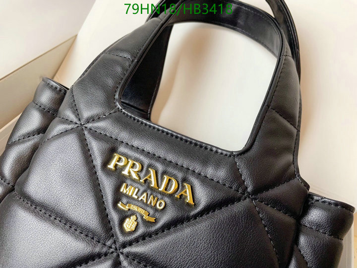 Prada Bag-(4A)-Handbag-,Code: HB3418,$: 79USD