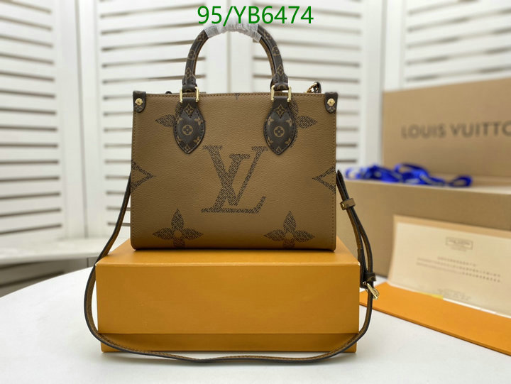 LV Bags-(4A)-Handbag Collection-,Code: YB6474,$: 95USD