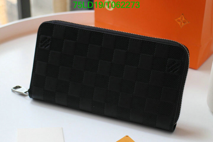 LV Bags-(Mirror)-Wallet-,Code: T062273,$: 75USD