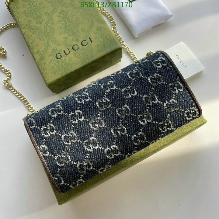 Gucci Bag-(4A)-Diagonal-,Code: ZB1170,$: 65USD