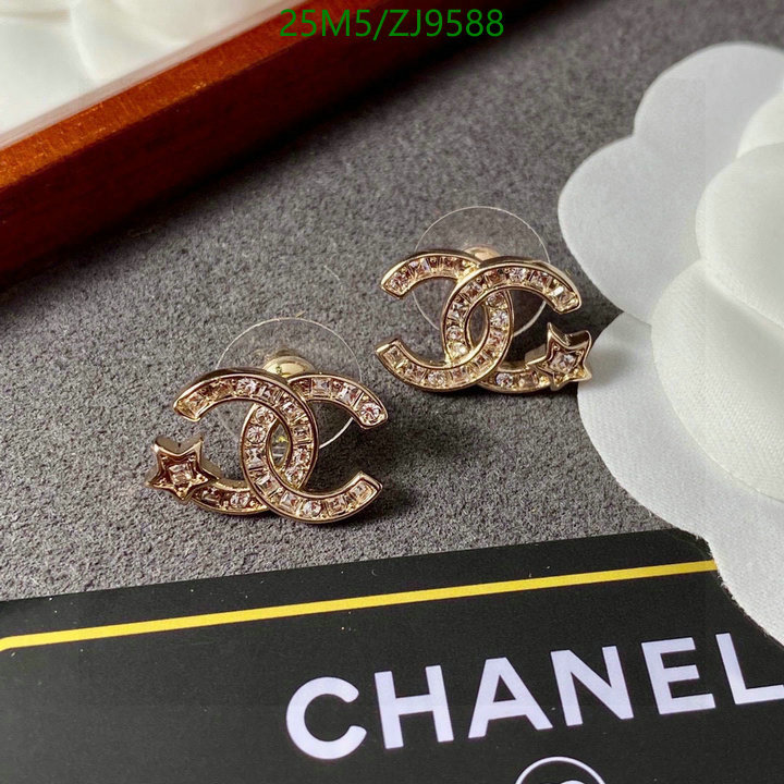 Jewelry-Chanel,Code: ZJ9588,$: 25USD