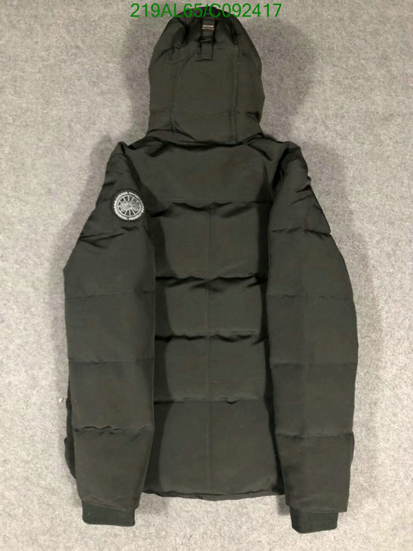 Down jacket Men-Canada Goose, Code: C092417,$:219USD