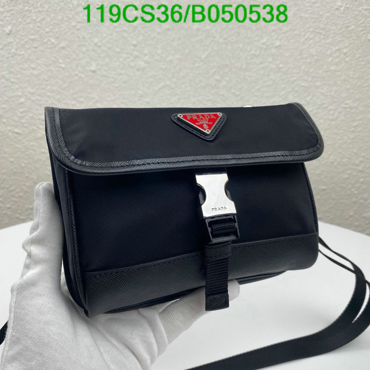 Prada Bag-(Mirror)-Diagonal-,Code: B050538,$: 119USD