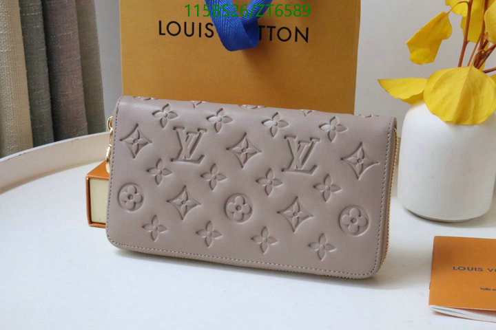 LV Bags-(Mirror)-Wallet-,Code: ZT6589,$: 115USD