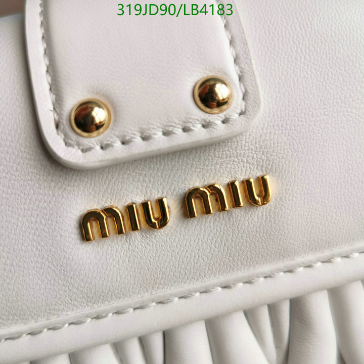 Miu Miu Bag-(Mirror)-Handbag-,Code: LB4183,$: 319USD