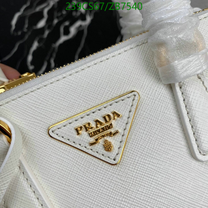 Prada Bag-(Mirror)-Handbag-,Code: ZB7540,$: 239USD