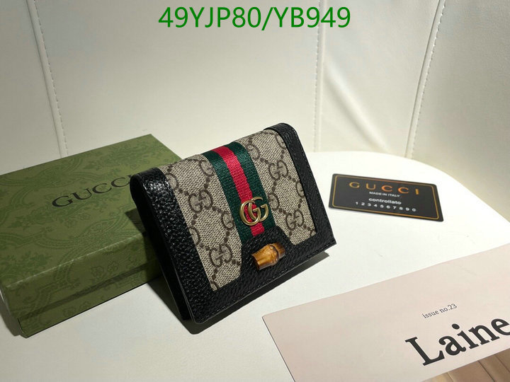 Gucci Bag-(4A)-Wallet-,Code: YT949,$: 49USD