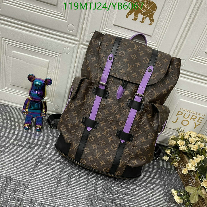 LV Bags-(4A)-Backpack-,Code: YB6067,$: 119USD