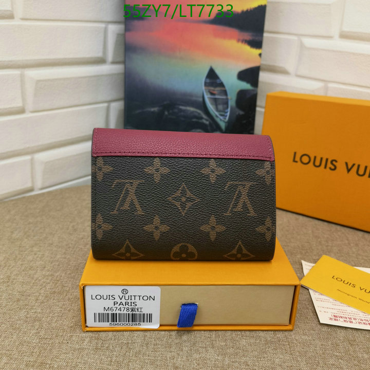 LV Bags-(4A)-Wallet-,Code: LT7733,$: 55USD