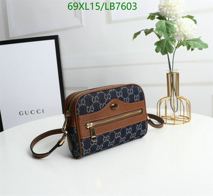 Gucci Bag-(4A)-Diagonal-,Code: LB7603,$: 69USD