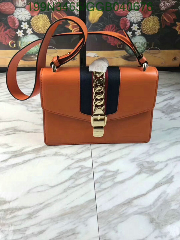 Gucci Bag-(Mirror)-Diagonal-,Code:GGB040676,$: 199USD