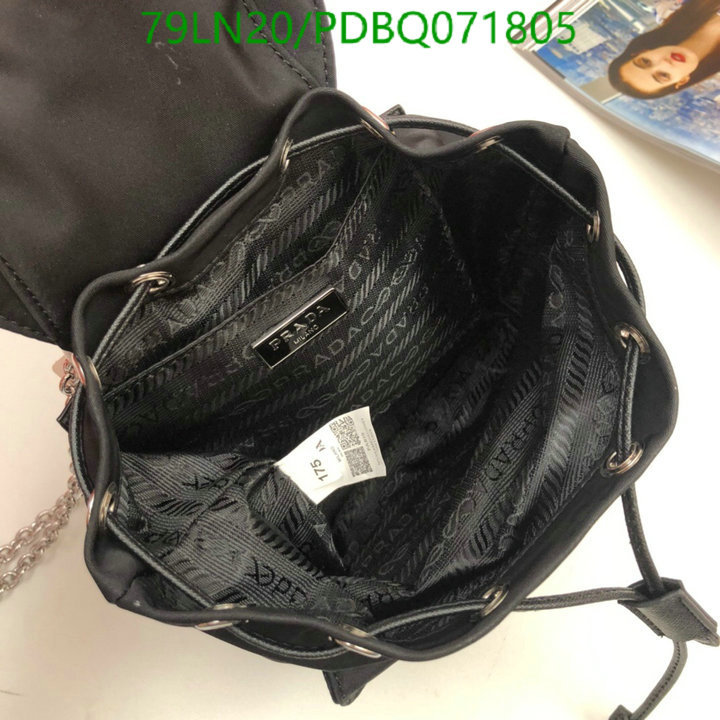 Prada Bag-(4A)-Backpack-,Code:PDBQ071805,$: 119USD