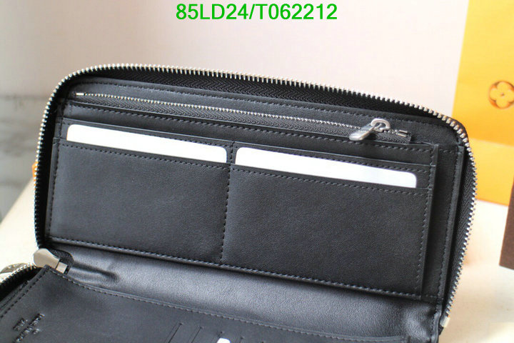 LV Bags-(Mirror)-Wallet-,Code: T062212,$: 85USD