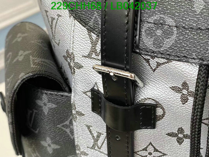 LV Bags-(Mirror)-Backpack-,Code: LB042037,$: 229USD