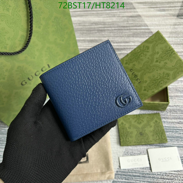 Gucci Bag-(Mirror)-Wallet-,Code: HT8214,$: 72USD