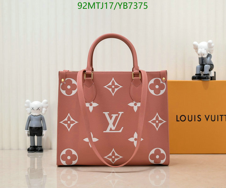 LV Bags-(4A)-Handbag Collection-,Code: YB7375,$: 92USD