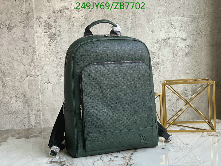 LV Bags-(Mirror)-Backpack-,Code: ZB7702,$: 249USD