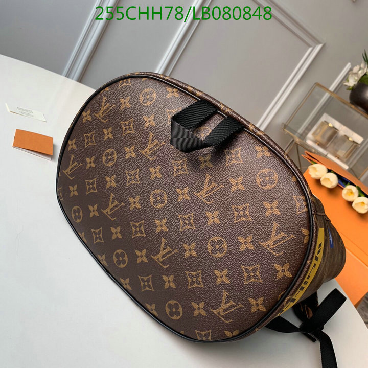 LV Bags-(Mirror)-Backpack-,Code: LB080848,$:255USD