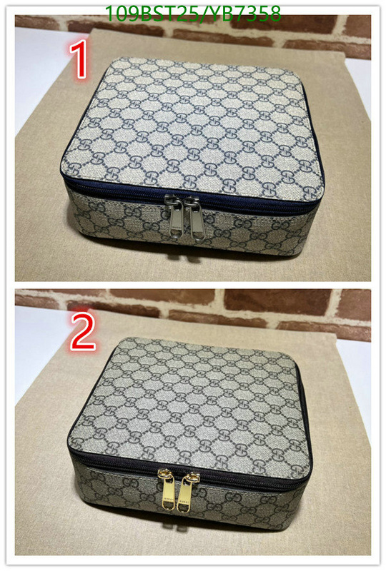 Gucci Bag-(Mirror)-Makeup bag-,Code: YB7358,$: 109USD