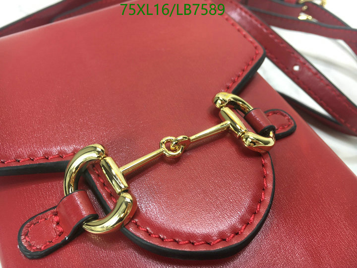 Gucci Bag-(4A)-Horsebit-,Code: LB7589,$: 75USD