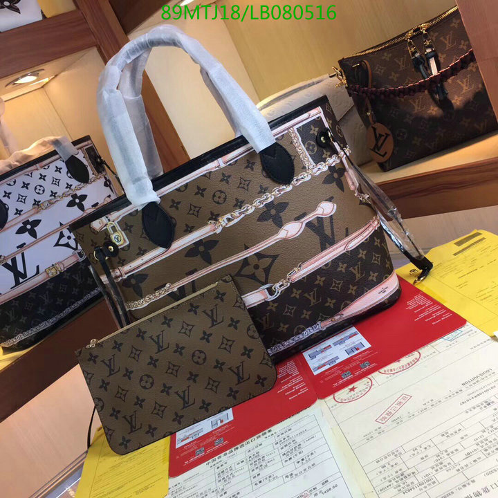 LV Bags-(4A)-Neverfull-,Code: LB080516,$: 89USD