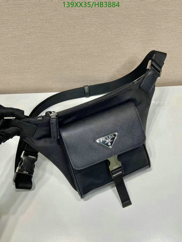 Prada Bag-(Mirror)-Diagonal-,Code: HB3884,$: 139USD