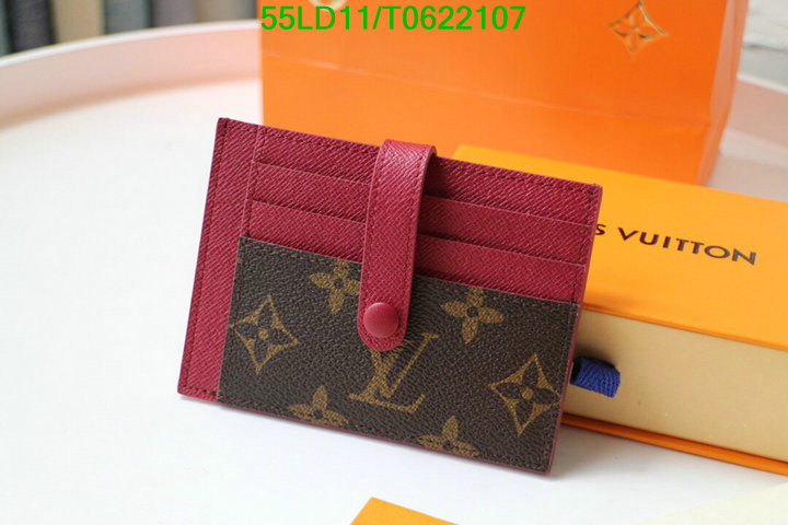 LV Bags-(Mirror)-Wallet-,Code: T0622107,$: 55USD