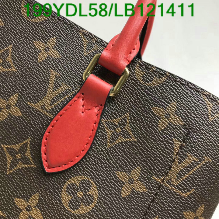 LV Bags-(Mirror)-Handbag-,Code: LB121411,$: 199USD