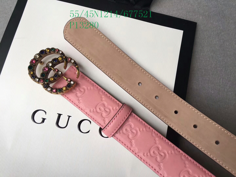 Belts-Gucci, Code： GGP010414,$: 55USD