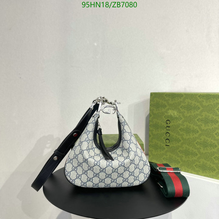 Gucci Bag-(4A)-Diagonal-,Code: ZB7080,$: 95USD