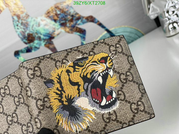 Gucci Bag-(4A)-Wallet-,Code: XT2708,$: 39USD