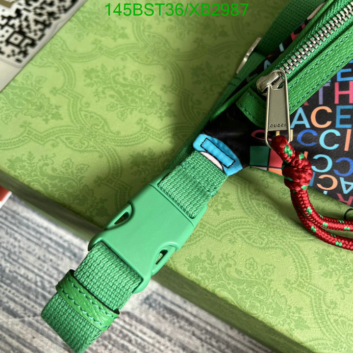 Gucci Bag-(Mirror)-Belt Bag-Chest Bag--,Code: XB2987,$: 145USD