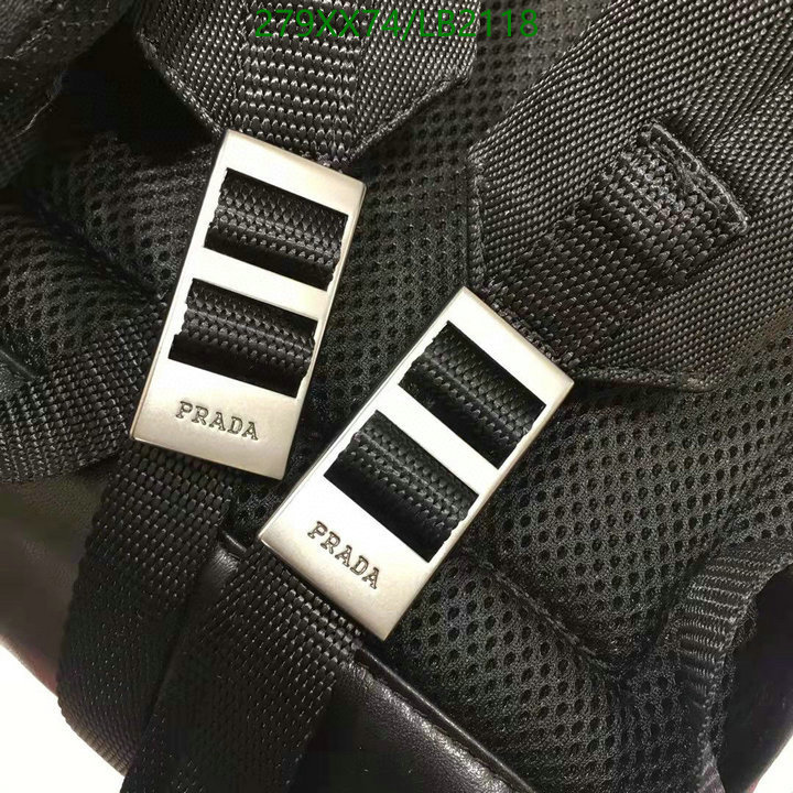 Prada Bag-(Mirror)-Backpack-,Code: LB2118,$: 279USD