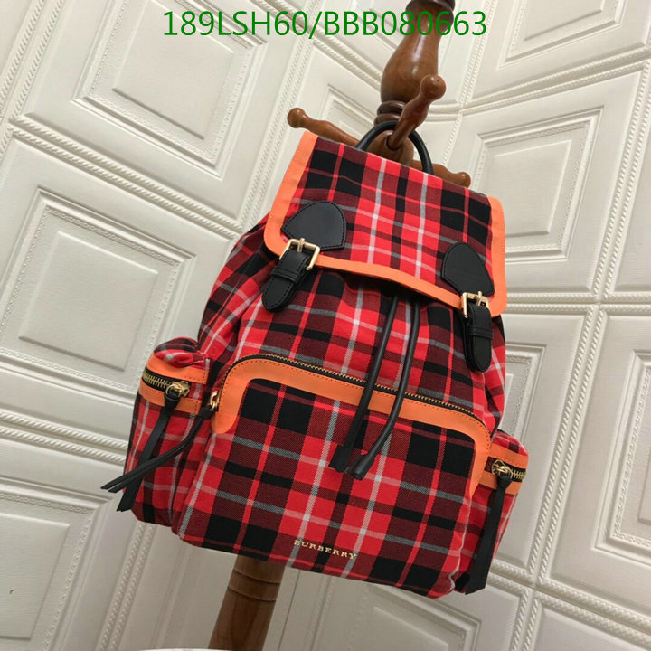 Burberry Bag-(Mirror)-Backpack-,Code: BBB080663,$:189USD