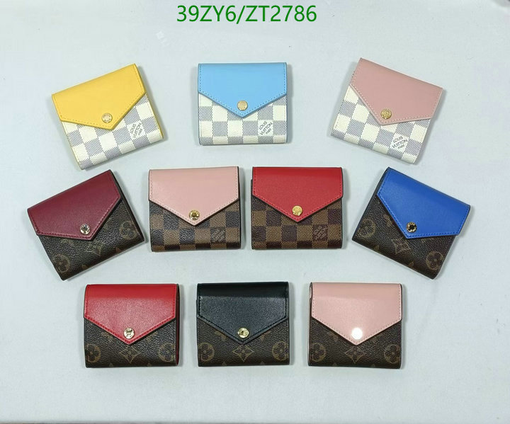 LV Bags-(4A)-Wallet-,Code: ZT2786,$: 39USD