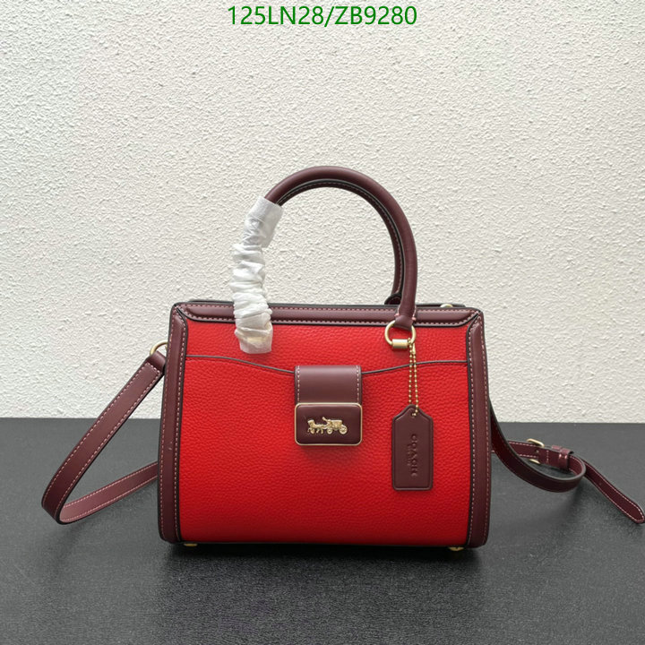 Coach Bag-(4A)-Handbag-,Code: ZB9280,$: 125USD