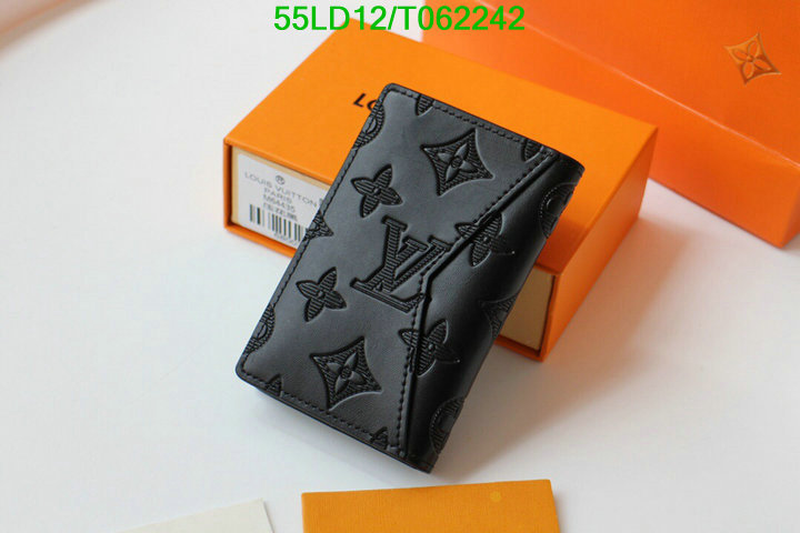 LV Bags-(Mirror)-Wallet-,Code: T062242,$: 55USD