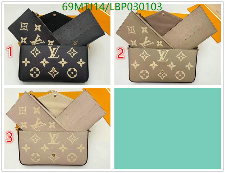 LV Bags-(4A)-Pochette MTis Bag-Twist-,Code: LBP030103,$: 69USD